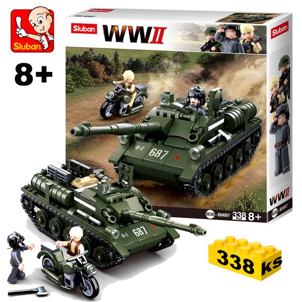 Stavebnica SLUBAN torpédoborec z WWII M38-B0687