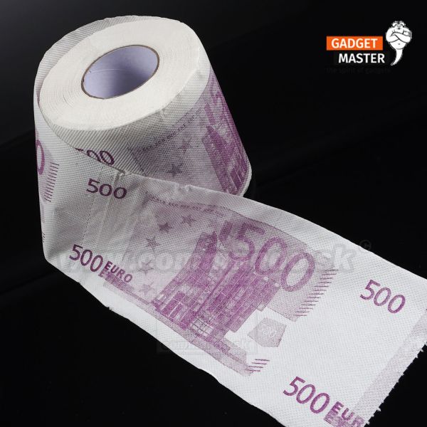 Toaletný papier 500€ päťsto eur Gadget Master