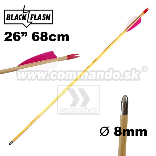 Šíp FINJO drevený 26" pre luk, Wood arrow