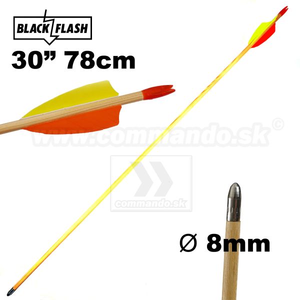 Šíp FINJO drevený 30" pre luk, Wood arrow