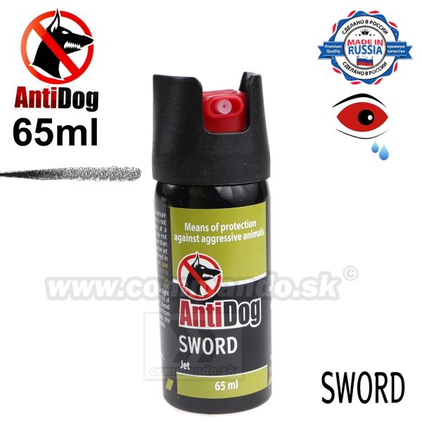 AntiDog obranný slzný sprej SWORD 65ml Jet