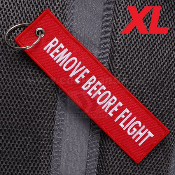Remove Before Flight XL RBF prívesok kľúčenka