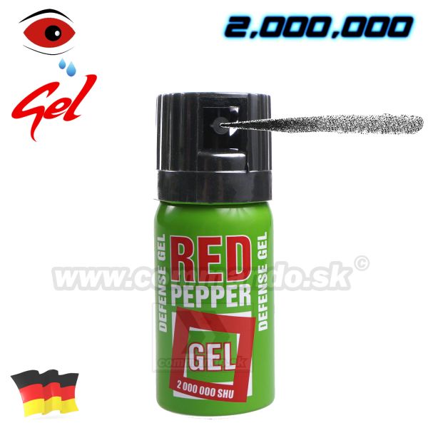 Slzný sprej strela Red Pepper Gel 40ml Stream