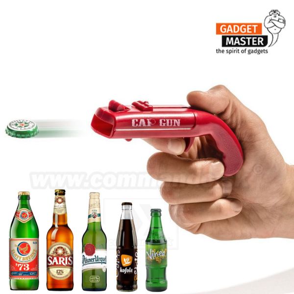 Cap Gun strieľajúci otvárak na fľaše Bottle Opener