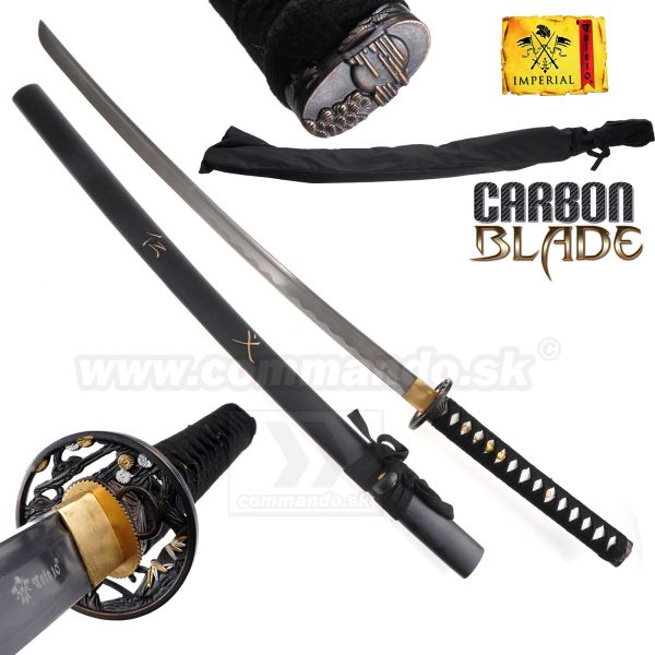 Katana Carbon Blade Black Lux meč 31722 Toledo Imperial