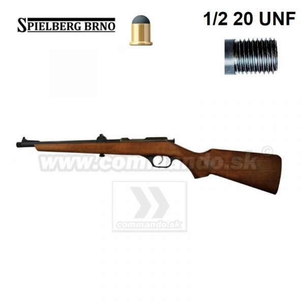 Flobert Rifle Spielberg 200F CARBINE Brno Black Buk 6mm