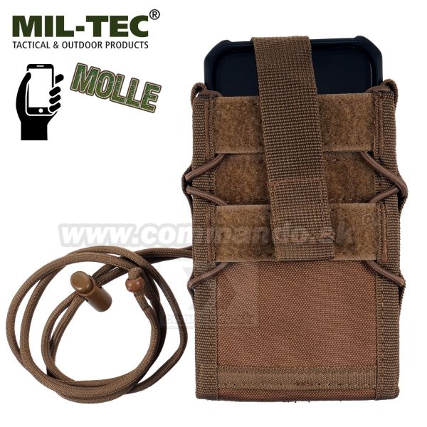 Puzdro na mobil Molle coyote Mobile Phone Pouch MilTec®