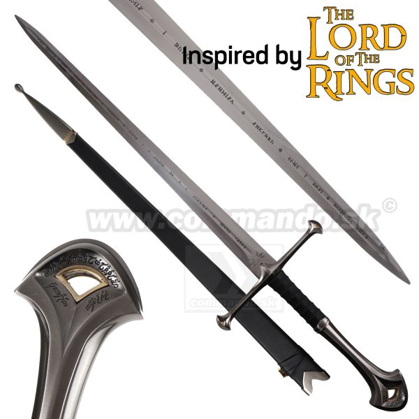 Meč ANDURIL inšpirovaný z NARSIL OF ARAGON Lord of The Rings
