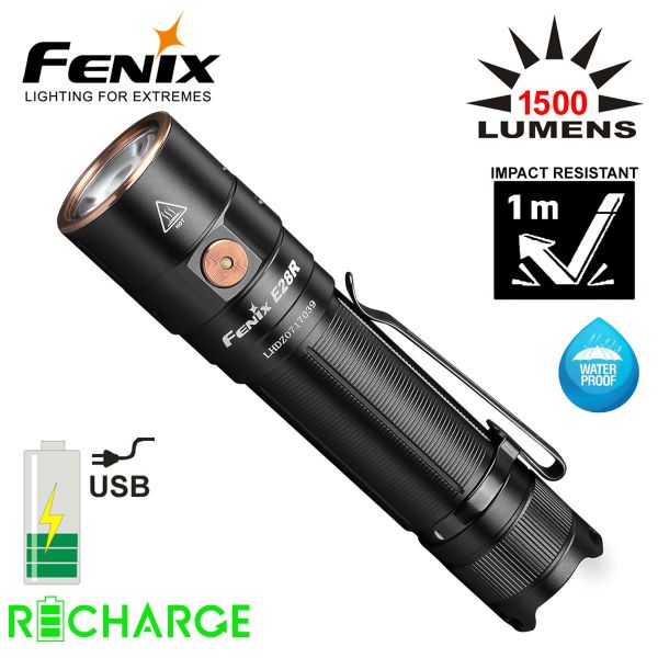 LED nabíjateľné svietidlo FENIX E28R, 1500 Lumen