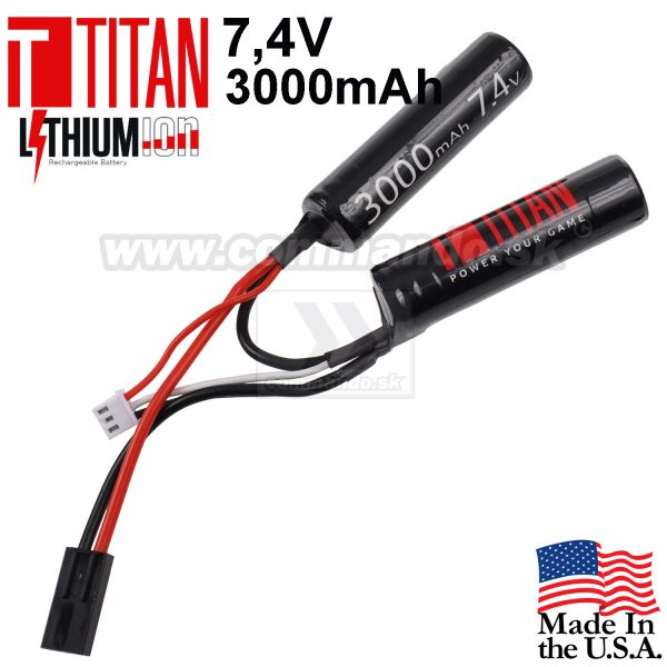 Batéria Nunchuck Li-Ion 7,4V 3000 mAh Tamiya Titan Power