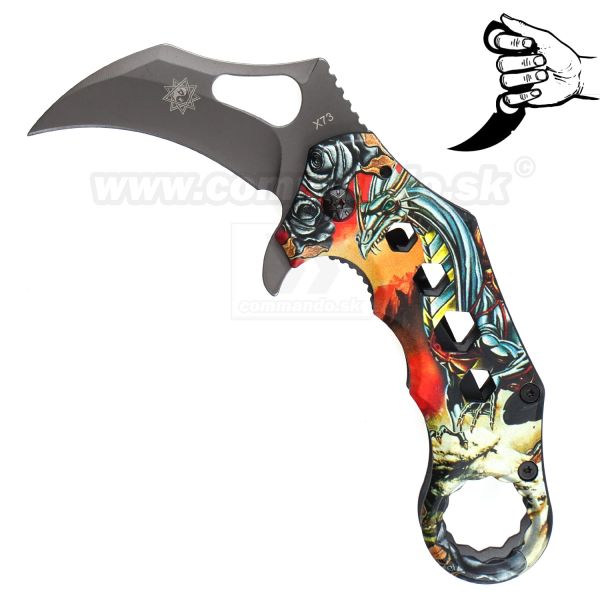 Karambit Dragon Hunter X73 zatvárací nôž s klipom