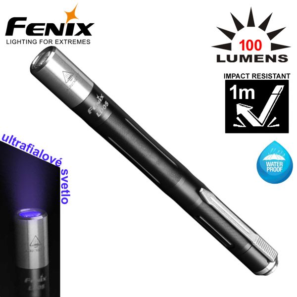 Vrecková LED baterka FENIX LD05 V2.0 s UV svetlom