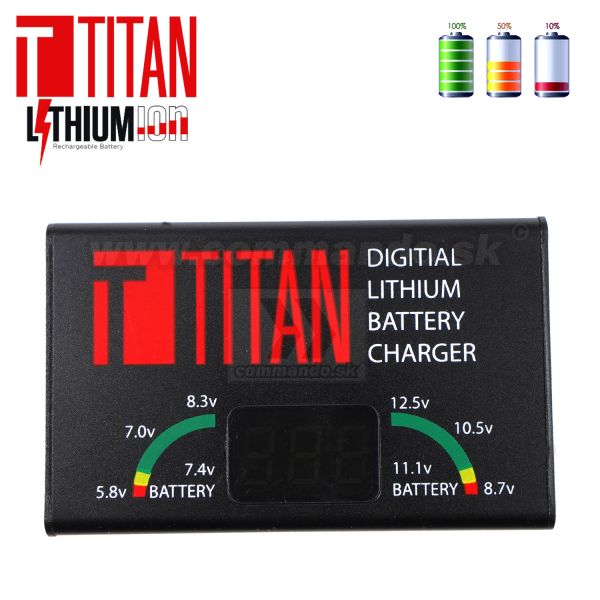 Nabíjačka batérii Digital Charger Lithium Ion Titan Power