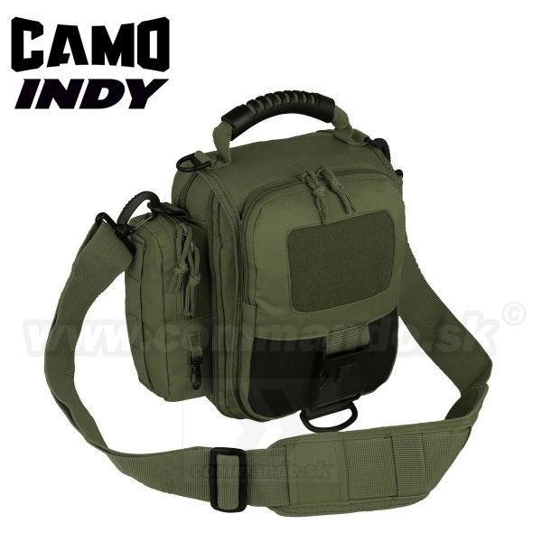 Taška cez rameno INDY Camo zelená OG Green 5,5L
