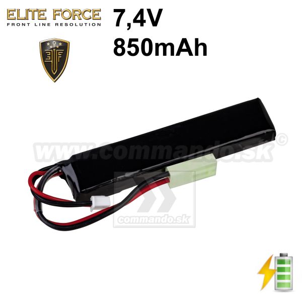 Batéria Elite Force Li-Po 7,4V / 850 mAh / 6,3 Wh / 20C