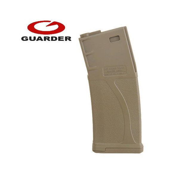Airsoft zásobník M4 Guarder MidCap 140BB Tan AEG