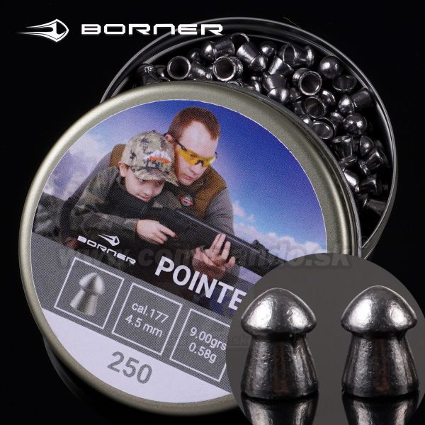 Diabolo POINTED 4,5mm 250ks 0,58g Borner