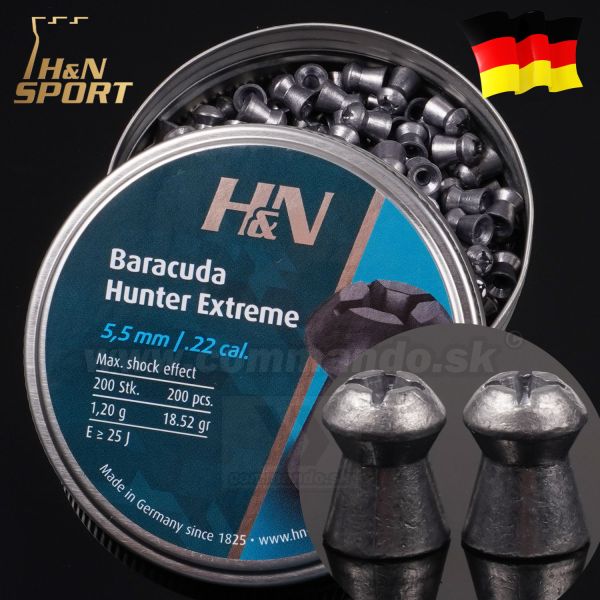 H&N Barracuda Hunter EXTREME Diabolo 5,5mm 200ks