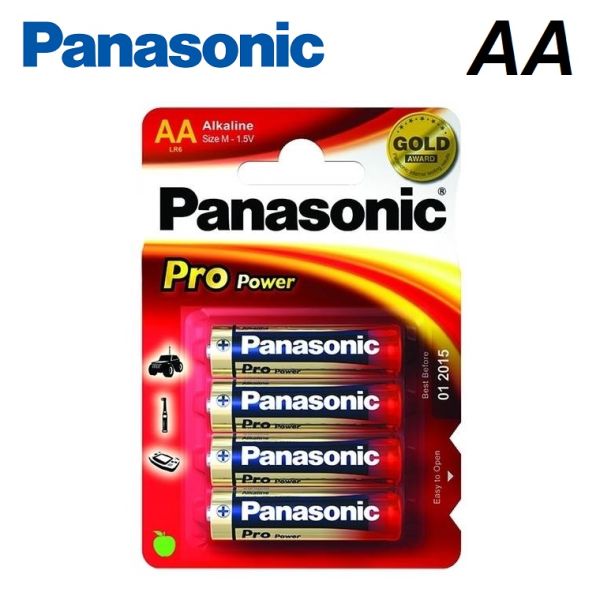 PANASONIC Alkalické Baterie Pro Power 4xAA