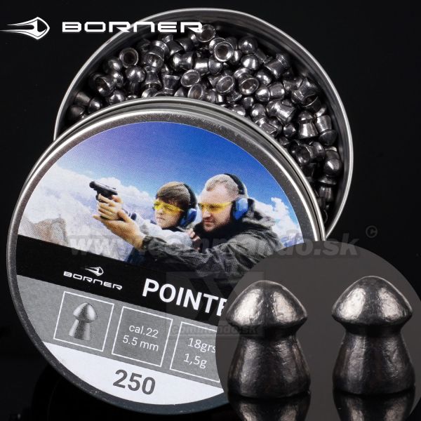 Diabolo POINTED 5,5mm 250ks 1,5g Borner