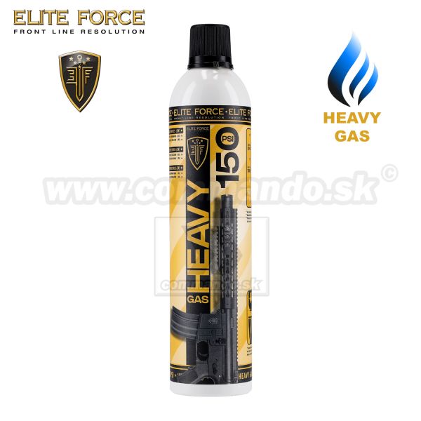 Heavy Gas Airsoftový plyn Elite Force 600ml, 150Psi