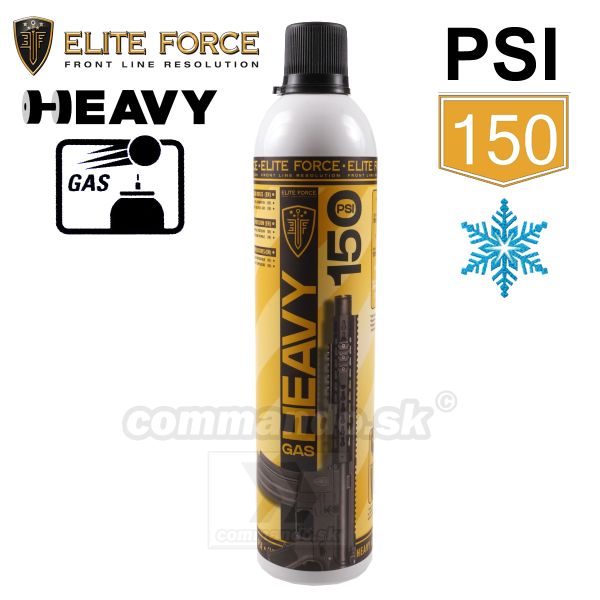 Heavy Gas Airsoftový plyn Elite Force 600ml 150Psi