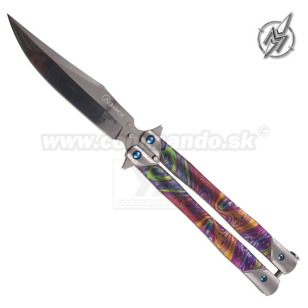 Laser Rainbow 3D motýlik Balisong Martinez Albainox®