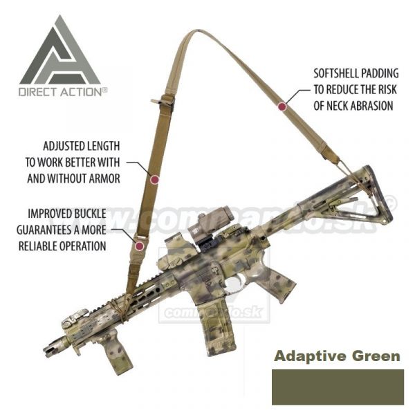 Taktický popruh na zbraň CARBINE SLING MK II, Direct Action® Adaptive Green