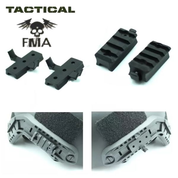 Sada montážnych líšt pre prilby typu FAST FMA