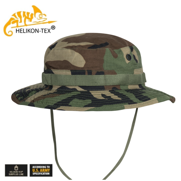 Klobúk BOONIE Hat - Ripstop - US Woodland Helikon-Tex®