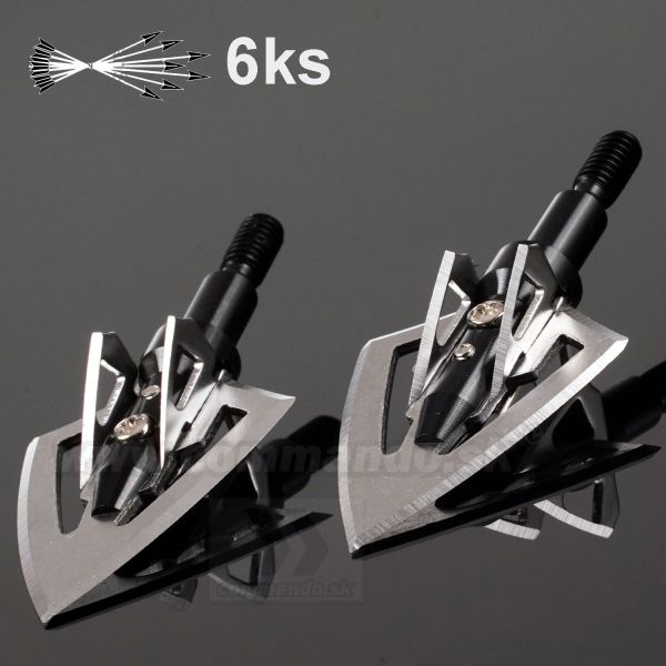 Lovecké hroty špeciál 6ks Special Blade Broad Head JX-242