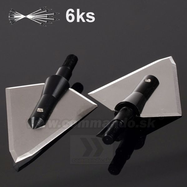 Lovecké hroty žiletky 6ks Blade Broad Head JX-225