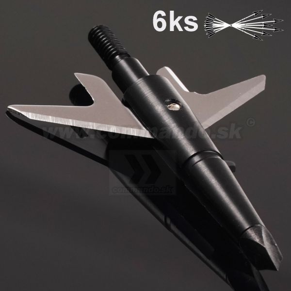 Lovecké hroty špeciál 6ks Special Blade Broad Head JX-238