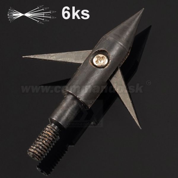 Lovecké hroty špeciál 6ks Special Blade Broad Head JX-235