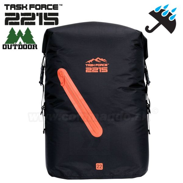 Vodotesný batoh Beavertrail Drybag Orange 22L Task Force TF-2215