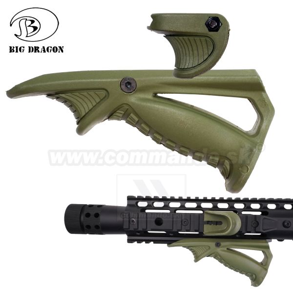 Predná rukoväť Big Dragon BD-8994B Olive Drab pre RIS 21/22mm