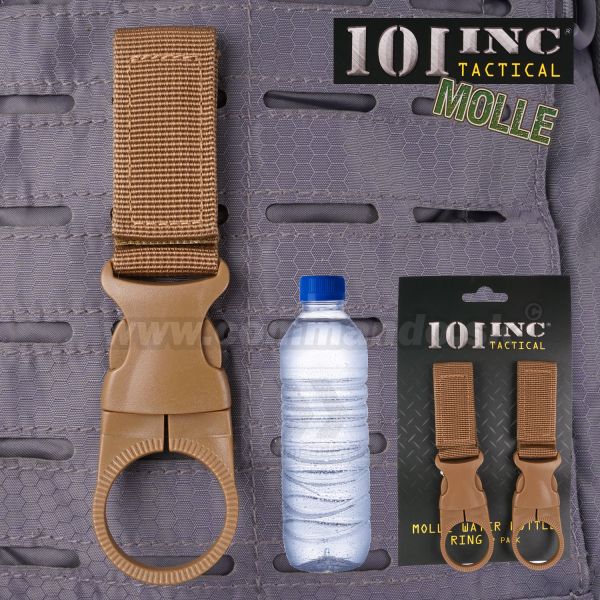 MOLLE Water Bottle Ring 2ks Coyote JFO07