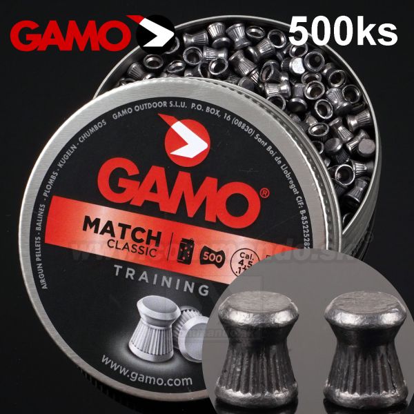 Gamo MATCH Classic 4,5mm 500ks Training 0,49g