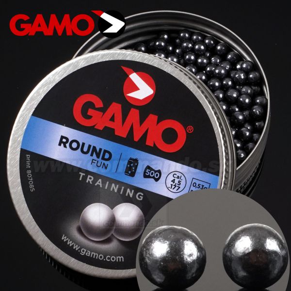 GAMO Olovené Broky 4,5mm (.177) 500ks Round Fun Balls Training