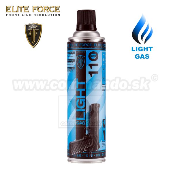 Light Gas Airsoftový plyn Elite Force 450ml, 110Psi