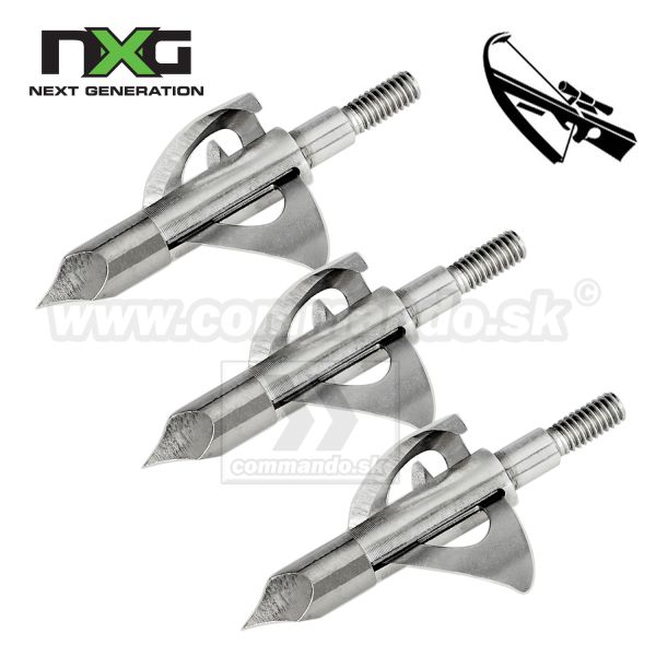 Lovecké hroty NXG 3 čepele 3ks Crossbow Blade Broadhead1