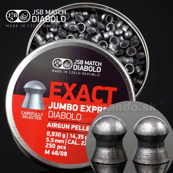 JSB Exact Jumbo Express 5,52 mm 250ks 0,93g