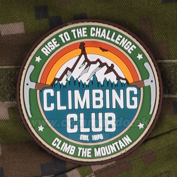 CLIMBING CLUB Outdoor Patch 3D nášivka PVC