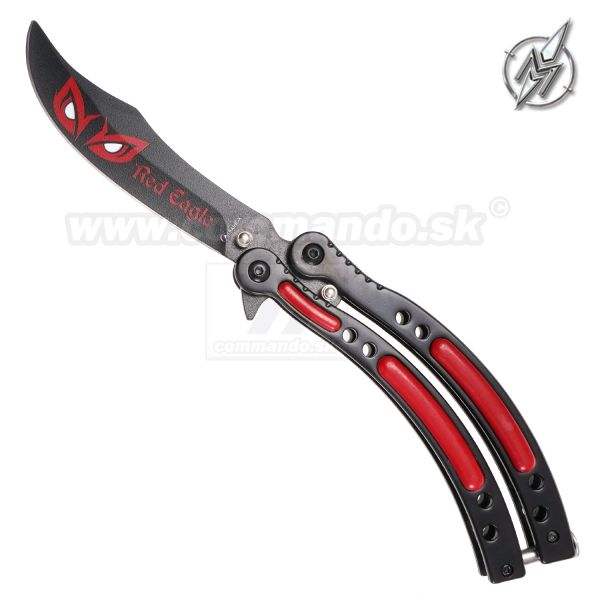 Martinez Albainox motýlik Red Eagle 02197 Balisong