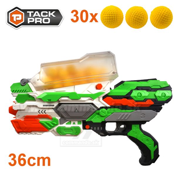 Nerfka TACK PRO POWER SHOT I 36cm 30ks guličiek 31042