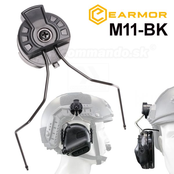 Earmor OPSMEN M11 ARC Adaptér na prilbu M11-BK