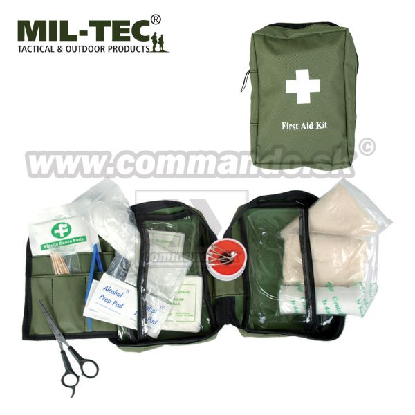 Turistická lekárnička prvej pomoci First Aid Kit LGE, zelená