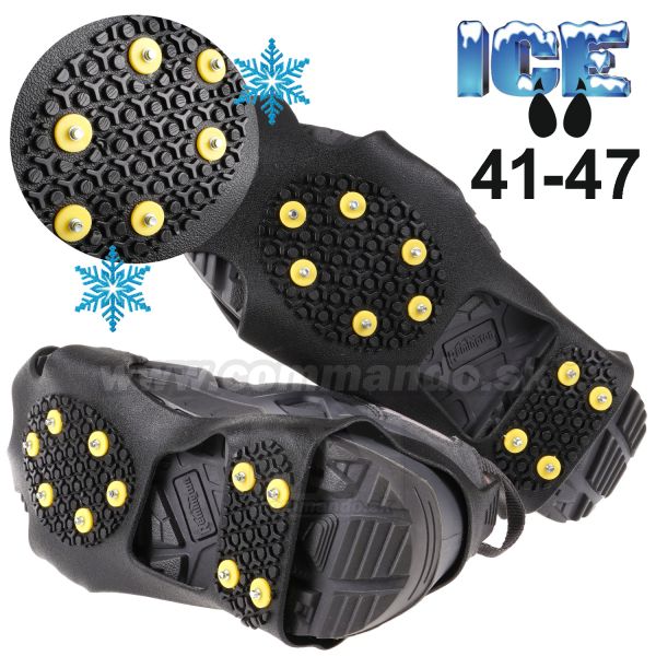 Ľadové hroty mačky návleky 41-47 2ks Silicon ICE GRIP 2 BQ41A