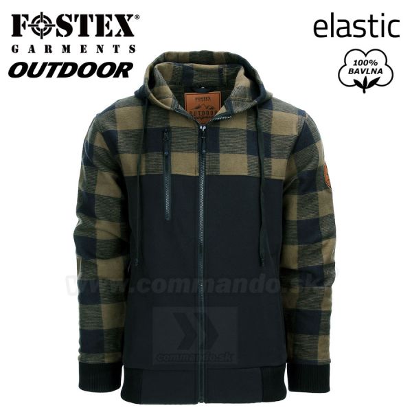 LumberShell Jacket outdoor mikina Black Olive Fostex