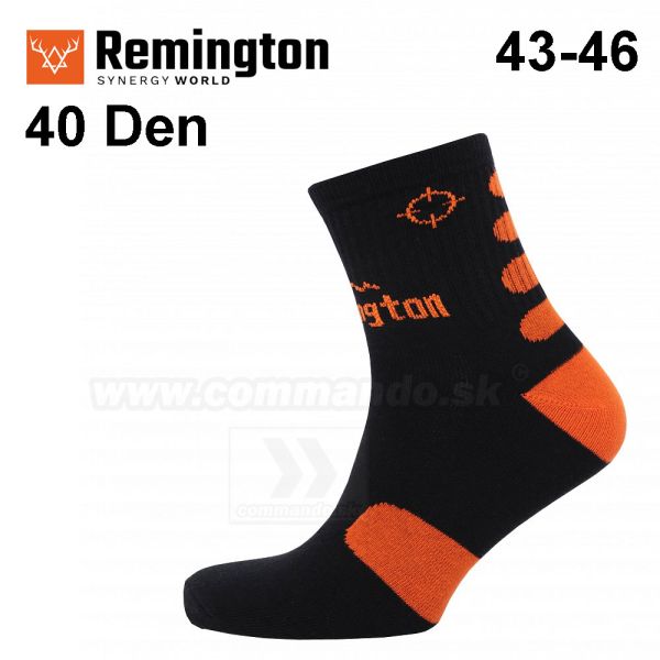 Remington Hunting Socks ponožky 40 Den 43-46 Black